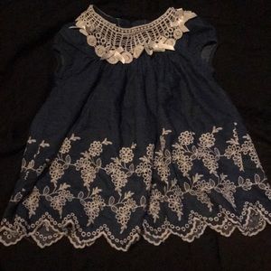 Girls beautiful blue dress